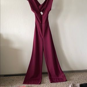 Thinking Out Loud backless jumpsuit